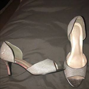 David’s Bridal Open Toe Heels